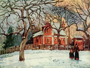 Castaños en Louveciennes de Camille Jacob Pissarro